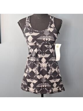 NWT Lucy keyhole black activewear workout tank Size XS